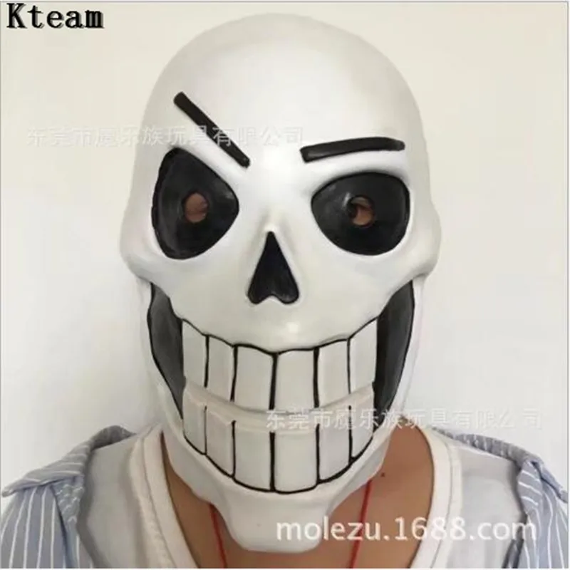 Горячие игры Undertale маска жесткий латекс Косплэй папируса шлем для наращивания на