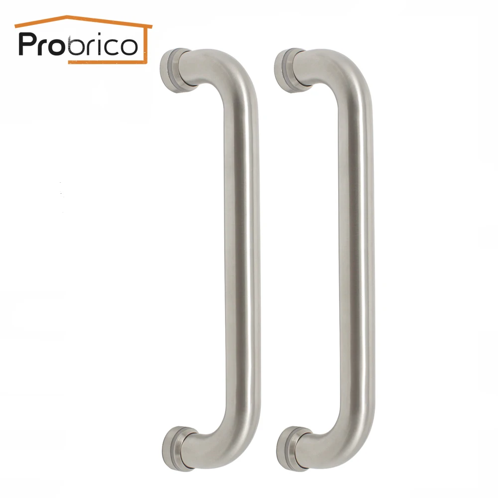 Probrico Grab Bar Толстая проволочная форма из нержавеющей стали полая дверная ручка 11