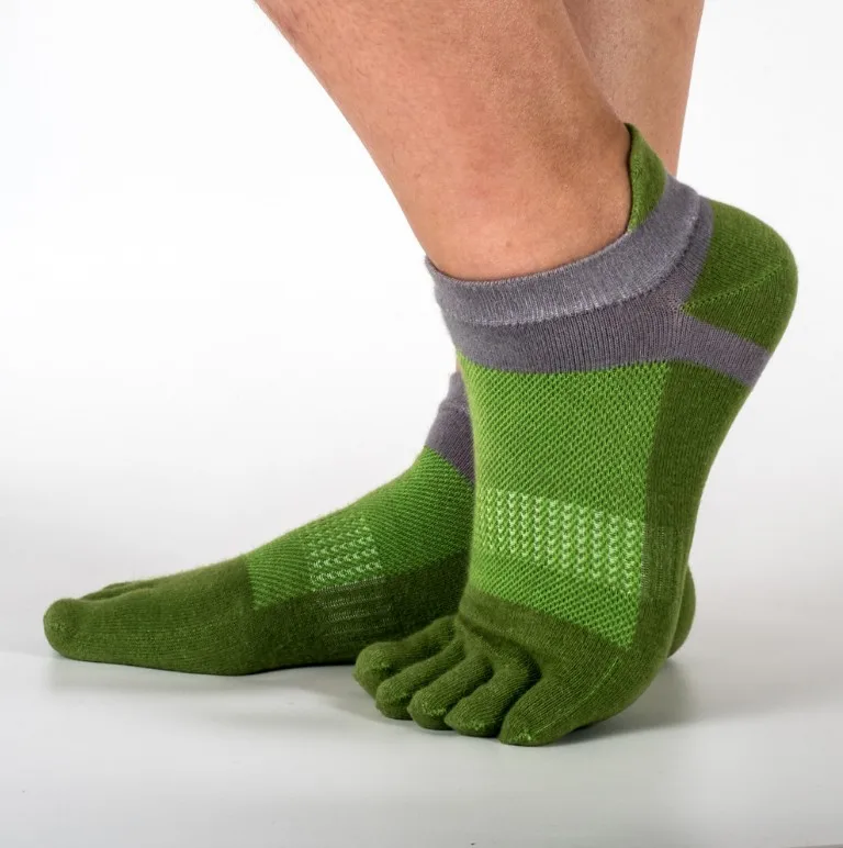 1 пара модные весенне-летние мужские носки хлопковые с пятью пальцами