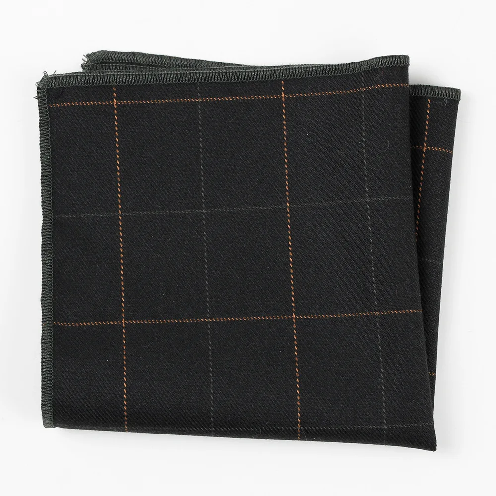 Высококачественные мужские носовые платки клетчатый деловой костюм Hankies хлопковые повседневные мужские костюмы квадранные Карманные Платки 25*25 см