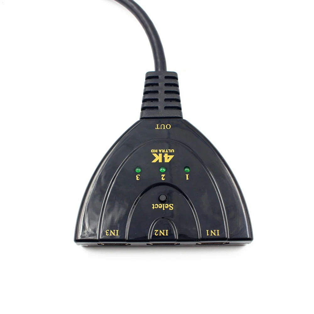 3 портовый Коммутатор HDMI Переключатель AV переключатель адаптер преобразователь