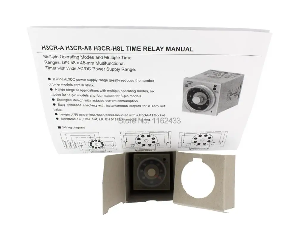 H3CR-A8 8 pin AC 100-240V Реле времени H3CR-A8 серии 100-240VAC таймер