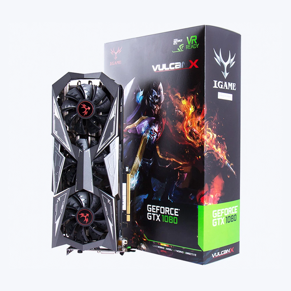 Шахтер горнодобывающей GTX1080 8 г видеокарта ГБ/NVIDIA/256bit/gddr5x/1607 мГц-1733 мГц/DVI + HDMI DP/pci-e
