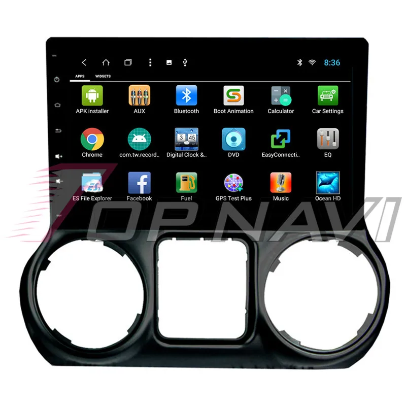 Автомобильный GPS навигатор для JEEP Wrangler 2011 2012 2013 2014 2015 2016 Android 8 1 10 ''Topnavi авто