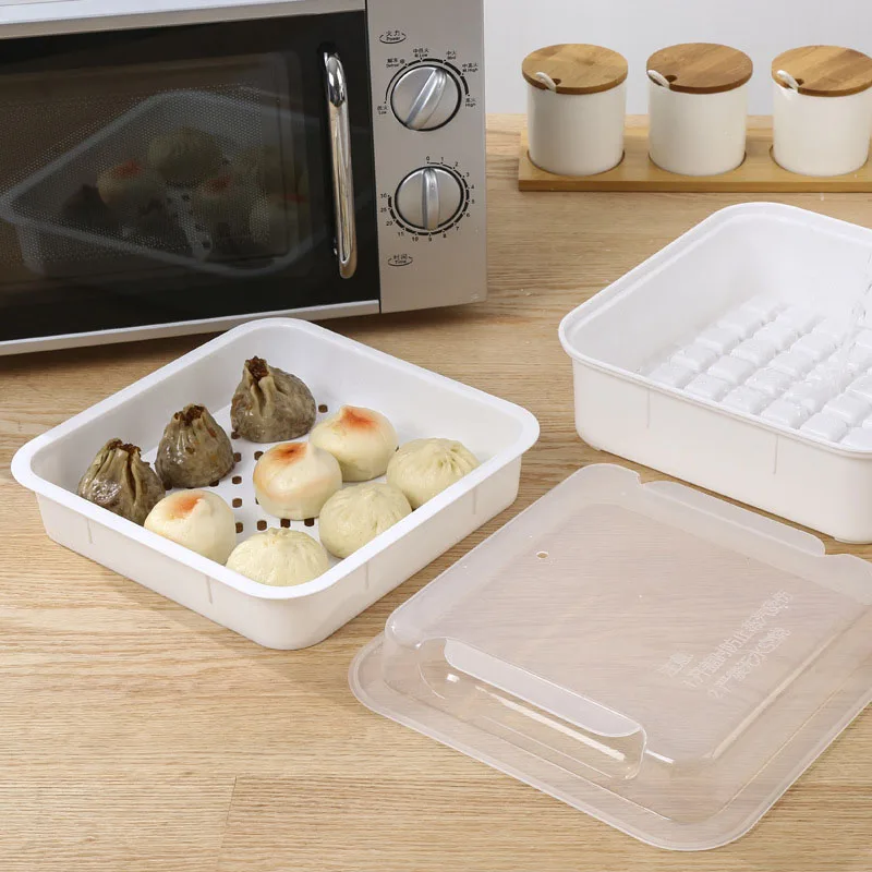 Удобный СВЧ-пароварка BPA бесплатная кухонная утварь овощи рыба паровой аппарат
