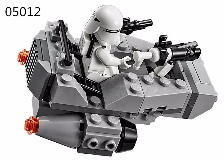Звездные войны Сопротивление X-Wing TIE Расширенный прототип микро истребители Звездные Войны Пробуждение силы военный катер блоки игрушки подарки