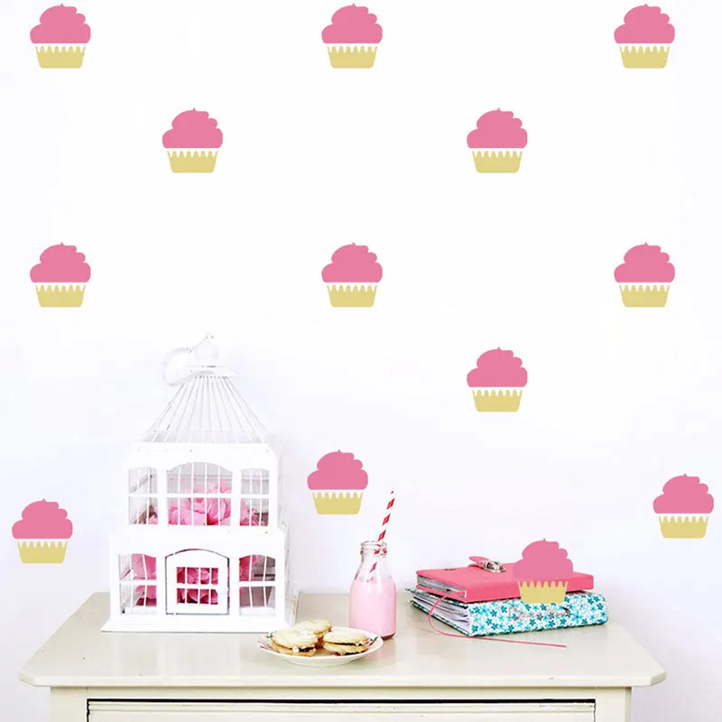 Виниловые наклейки для торта с буфами мороженого украшения выпечки тортов стен