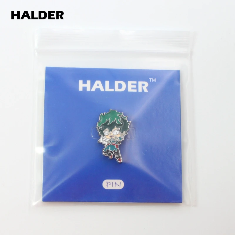 BR0051 аниме halder My Hero Academy металлические броши булавки на лацкан рюкзак ткань украшения значок ювелирные изделия аксессуары безделушки подарок