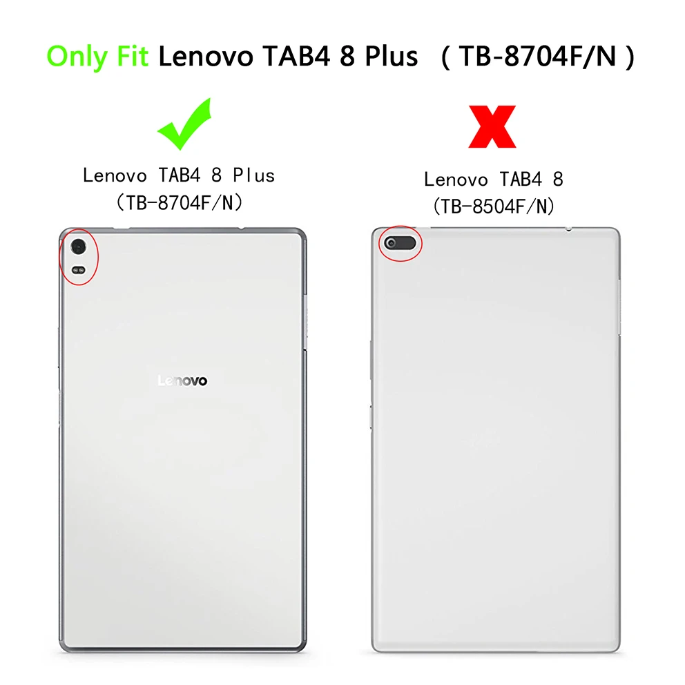 Чехол для Lenovo Tab 4 8 plus TB 8704x 8704F Подставка планшета чехол lenovo + ручка пленка|Чехлы