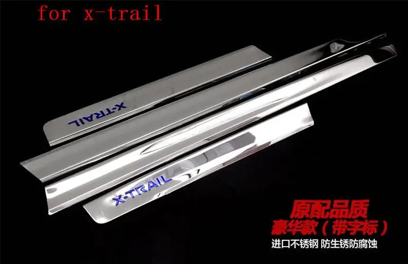 Боковые молдинги из нержавеющей стали для кузова автомобиля украшение боковой