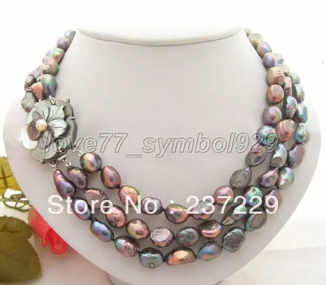 Women Gift word Love Free shipping Wholesale price FREE SHIPPING ^^^^Excellent ! Baroque Pearl Necklace- Cameo Clasp | Украшения и