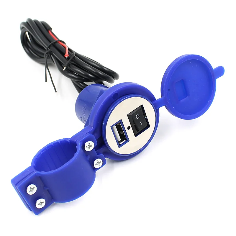 12V 1.5A мотоцикл USB прикуриватель водонепроницаемый выключатель мотоцикла