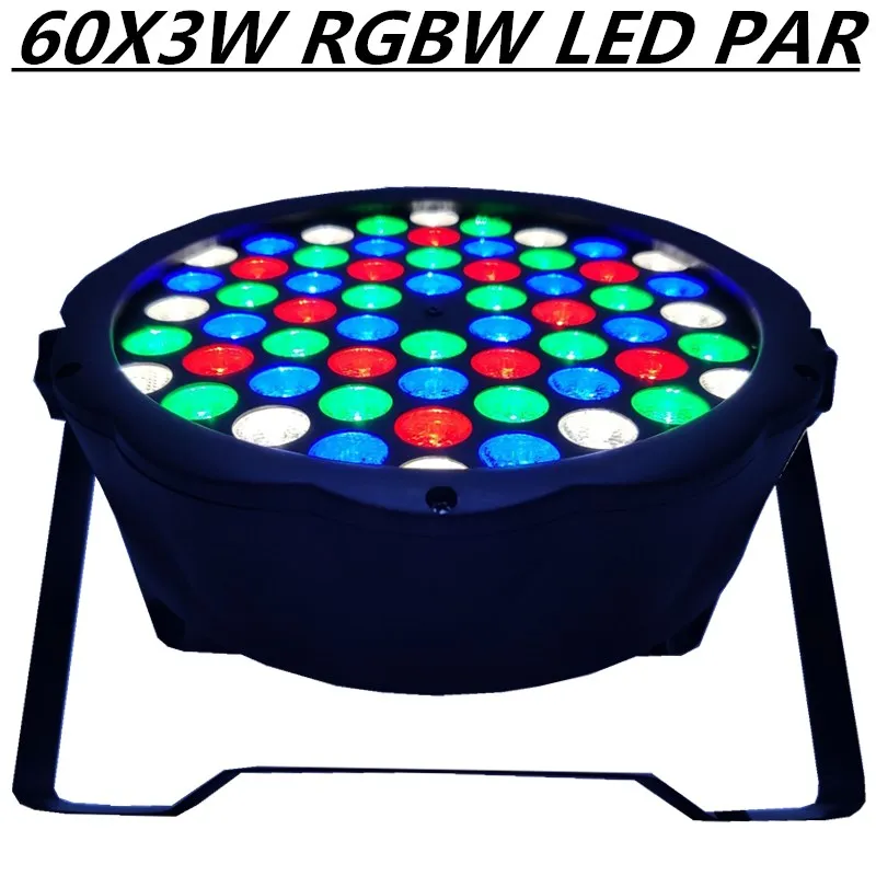 Новый продукт! 60X3W LED Par огни прожектор RGB DMX512 управления Диско Огни пятно света DJ