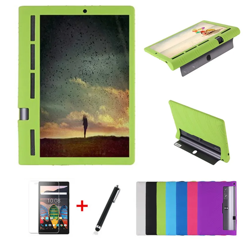Чехол для планшета Lenovo YOGA Tab 3 Pro 10 X90 X90F tab3 1 дюйма Φ X703F Мягкая силиконовая задняя