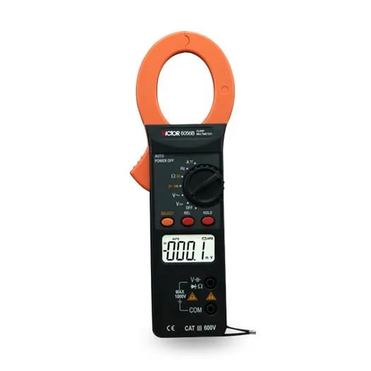 Цифровой токоизмеритель VICTOR 6056B 3 3/4 AC/DC автоматическая гарантия|victor 6056b|digital clamp