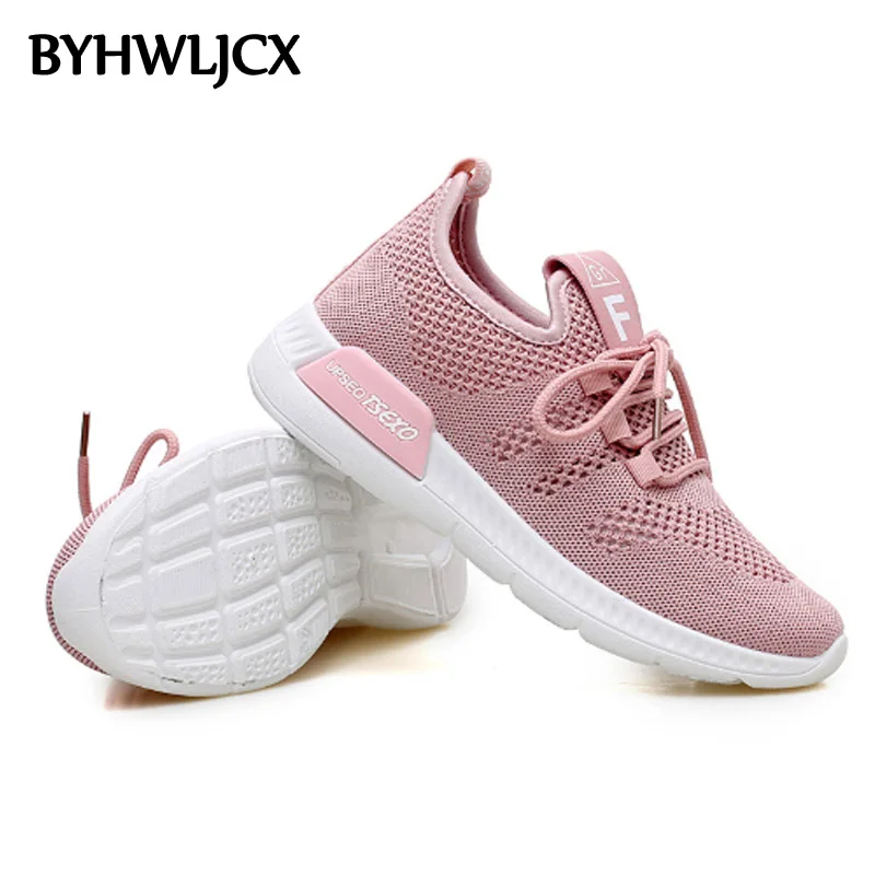 Кроссовки женская обувь летняя дышащая уличная нескользящая на плоской подошве