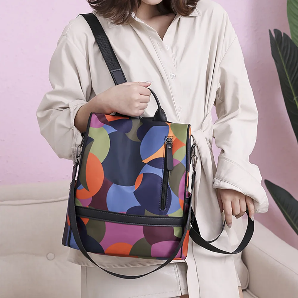 Женский рюкзак из ткани Оксфорд водонепроницаемая Дорожная сумка модная на