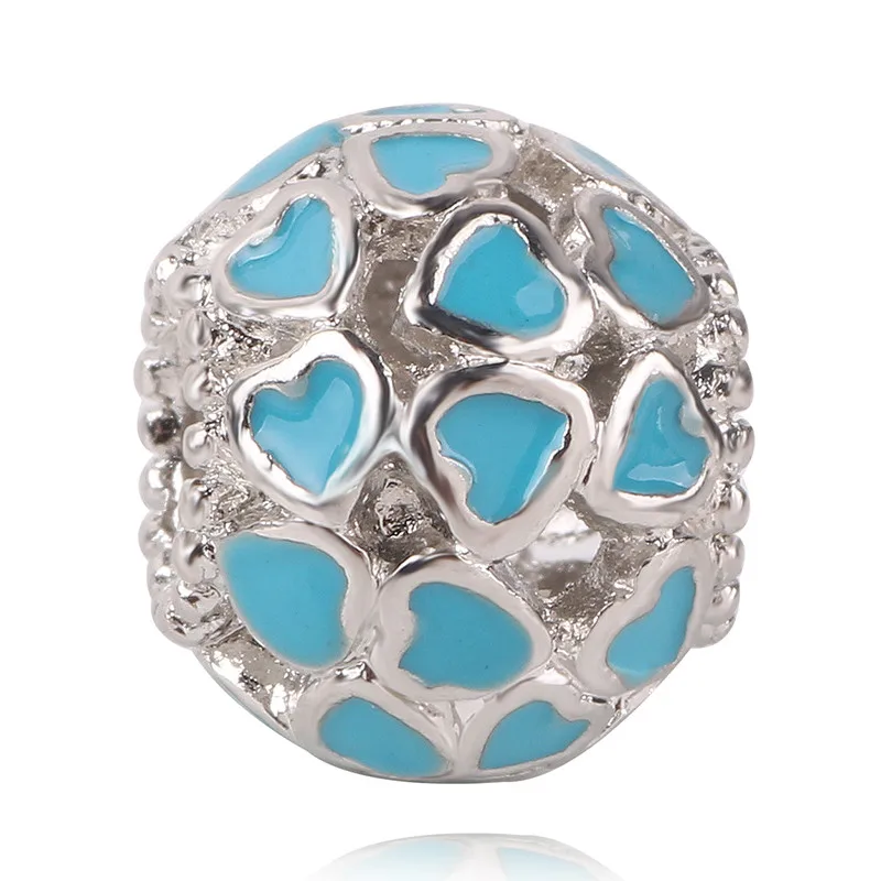 C155 AIFEILI, новинка, сделай сам, браслет Pandora, ювелирное изделие, европейский шарм, милая девушка, индивидуальная бусина, подарок, животное, кролик, собака, ретро, серебряная свинка - Цвет: C155