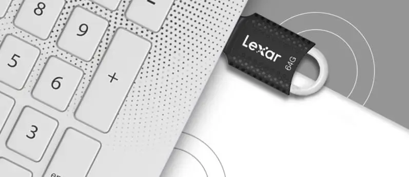 Lexar JumpDrive V40 USB флеш-накопитель флеш-диск USB 2,0 64 ГБ 32 ГБ 16 ГБ мини-флеш-накопитель PC Mac внешний накопитель Серый U Flash