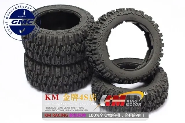 

1/5 Baja 5B tires Set for HPI KM Rovan Dump Grassland Gravel field 4pcs