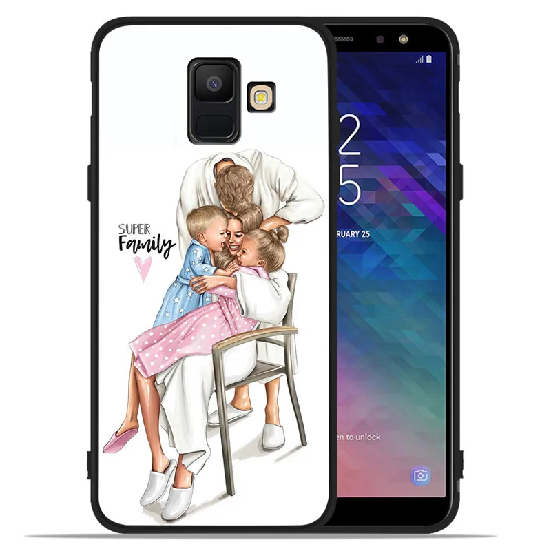 Роскошные для малыша и мамы; queen Woman king для samsung Galaxy A9 A8 A7 A6 A5 A3 J3 J4 J5 J6 J8 плюс чехол для телефона чехол Coque Etui