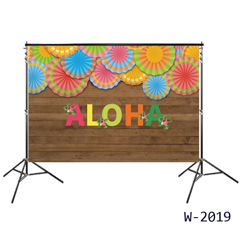 Aloha Luau вечерние украшения для баннеров Тропический гавайский пляж тема Декор