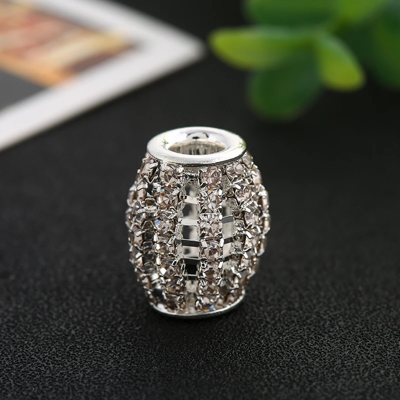 Суэф овальные ремесло Bbeads Rosegold Серебряный браслет хрустальные Подвески Spacer для