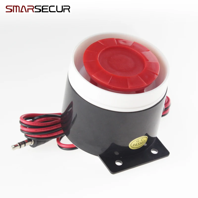 Проводная Мини сирена Smarsecur для беспроводного телефона мини со звуком домашней