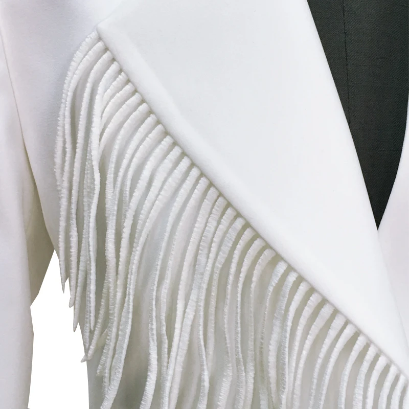 Новинка осени модный тонкий маленький пиджак с кисточками|small suit jacket|blazer femininosmall |