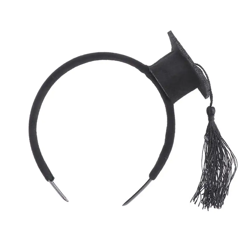 Мини Doctoral cap повязка для волос вечерние стереоскопический головной убор выпускные украшения реквизит для фото вечеринок