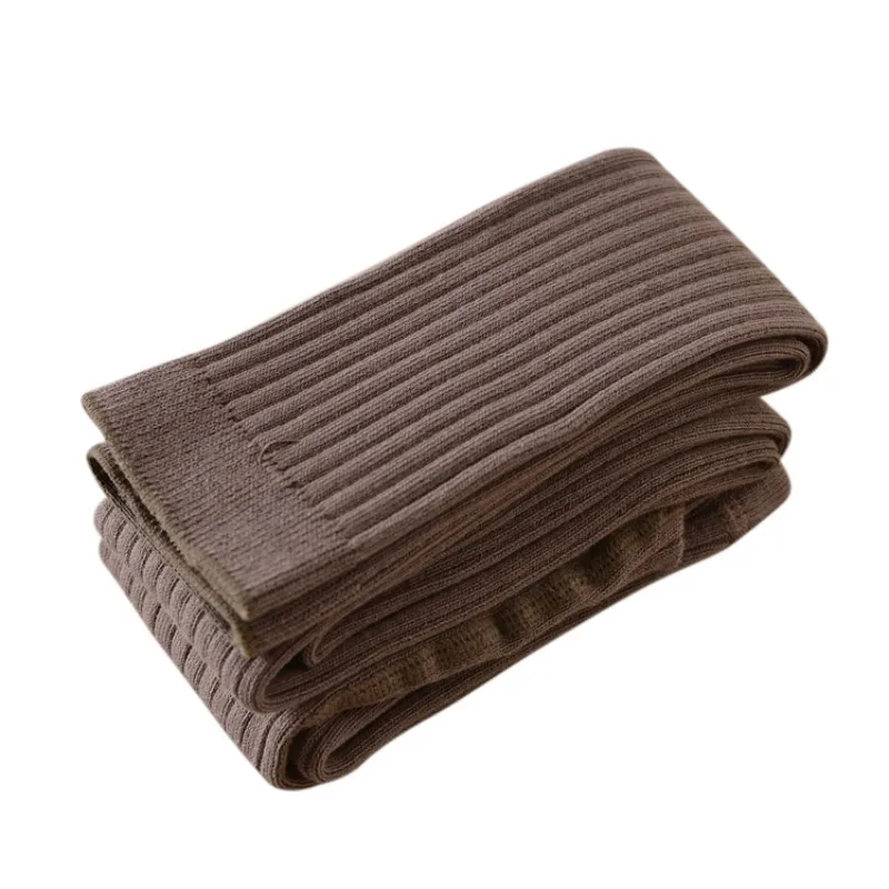 Осень-зима модные вязаные детские леггинсы для девочек одежда штаны теплая с