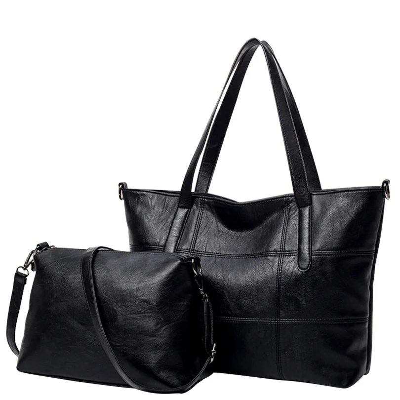 Женская композитная сумка высокого качества Большая вместительная на плечо от