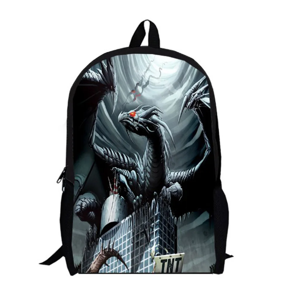Аниме рюкзак в виде динозавра для мальчиков девочек школьные сумки животные
