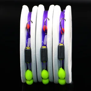 Традиционные рыболовные снасти, нейлоновая плетеная леска с крючками Izu, 3,64,55,46,37,2 м