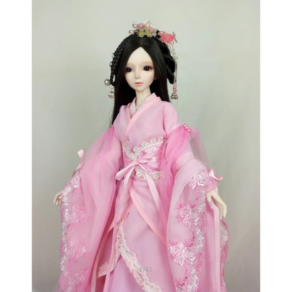 

[Wamami] 699 # розовый старинный костюм/платье/наряд для 1/4 MSD AOD DOD BJD Dollfie