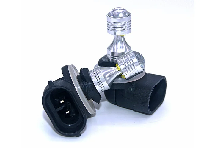 2шт 880 881 H1 H3 T10 30 Вт 6SMD XBD светодиодный дешевая линза конический светодиодный Белый Автомобильный противотуманный фонарь DRL дневные ходовые лампы