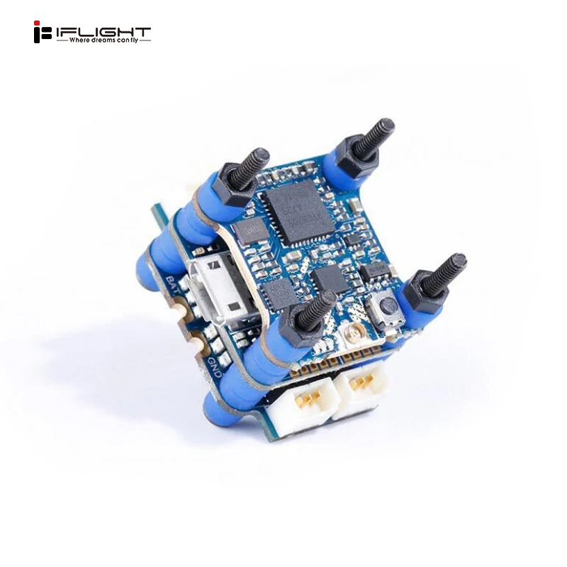 Контроллер полета iFlight V1 sucex F4 OSD & 12A Blheli_S 2 4S бесщеточный ESC 16x16 мм для