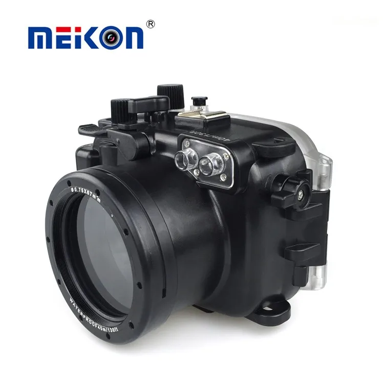 Чехол для подводной камеры Meikon водонепроницаемый корпус Canon G7X Mark II 40 м/130