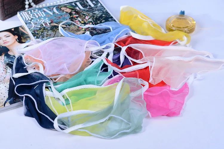 Горячие Женские сексуальные ультра-тонкие прозрачные сетчатые трусики