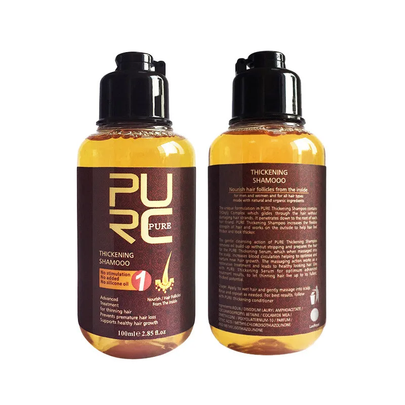 100ml Herbal Ginseng Hair Care Essential Shampoo Essence Treatment For Hair Loss Help Regrowth Serum Repair Hair root Thicken