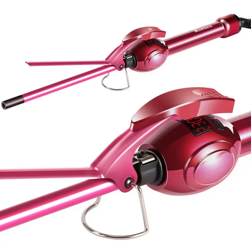 MARSKE Hair Curler Iron Curling Wand Professional Super Tourmaline Ceramic Barrel Small Slim Tongs for Short and Lo | Красота и