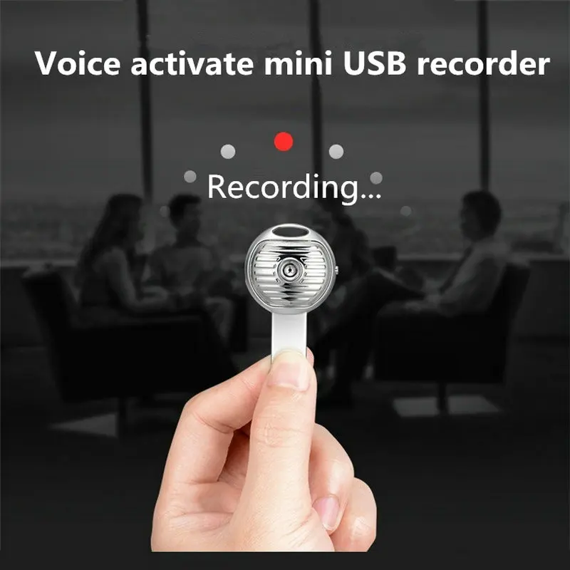 Yescool Amoi-A31 Профессиональный USB3.0 металлический диктофон с голосовой активацией Мини Скрытая камера espiar шпионский цифровые голосовые изображения Регистраторы MP3