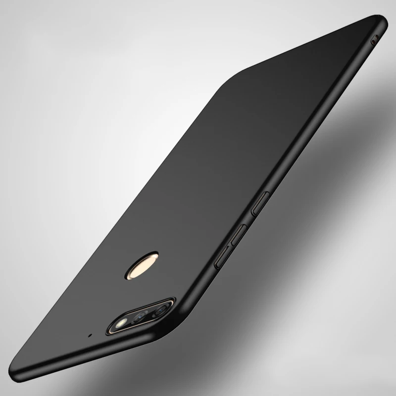 MAKAVO для Huawei Y6 2018 чехол жесткий 360 Защита Тонкий матовый Prime чехлы телефонов корпус