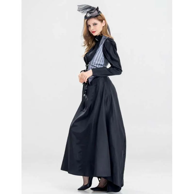 Женский костюм вампира на Хэллоуин карнавальный Рождество маскарадный для