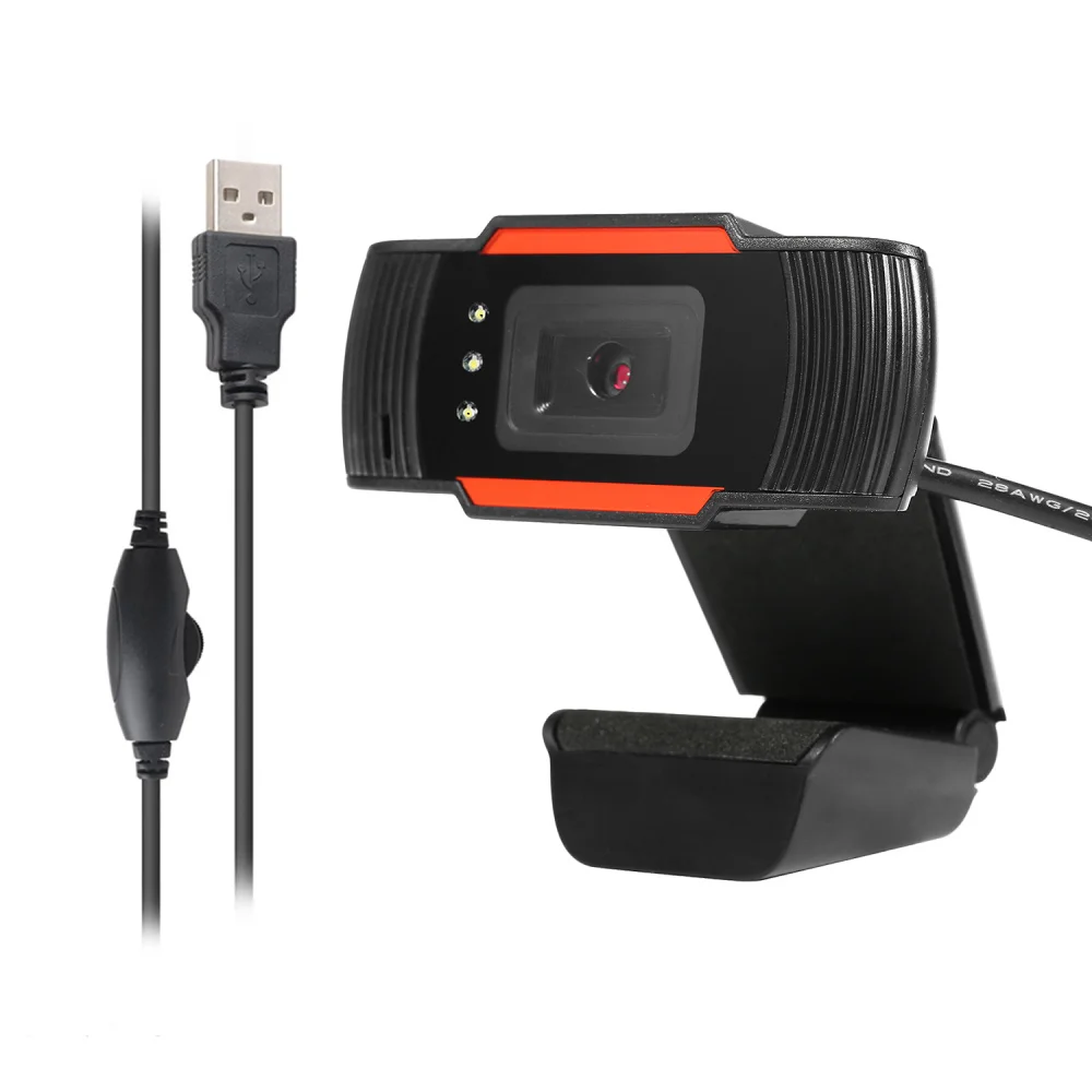 HXSJ веб-камера с высокой четкостью 3LED 480P ПК Камера поглощения микрофон Микрофон