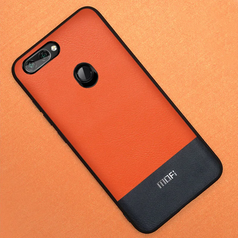 orange Чехол для xiaomi mi 8, Жесткий Чехол для задней панели Mofi, комбинированный контрастный чехол для xiaomi mi 8 lite, чехол для xiaomi mi 8 lite - Цвет: orange