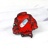 xedz new fashion red handsome racing suit jacket pill pattern creative trend envelope needle backpack jewelry friends gifts