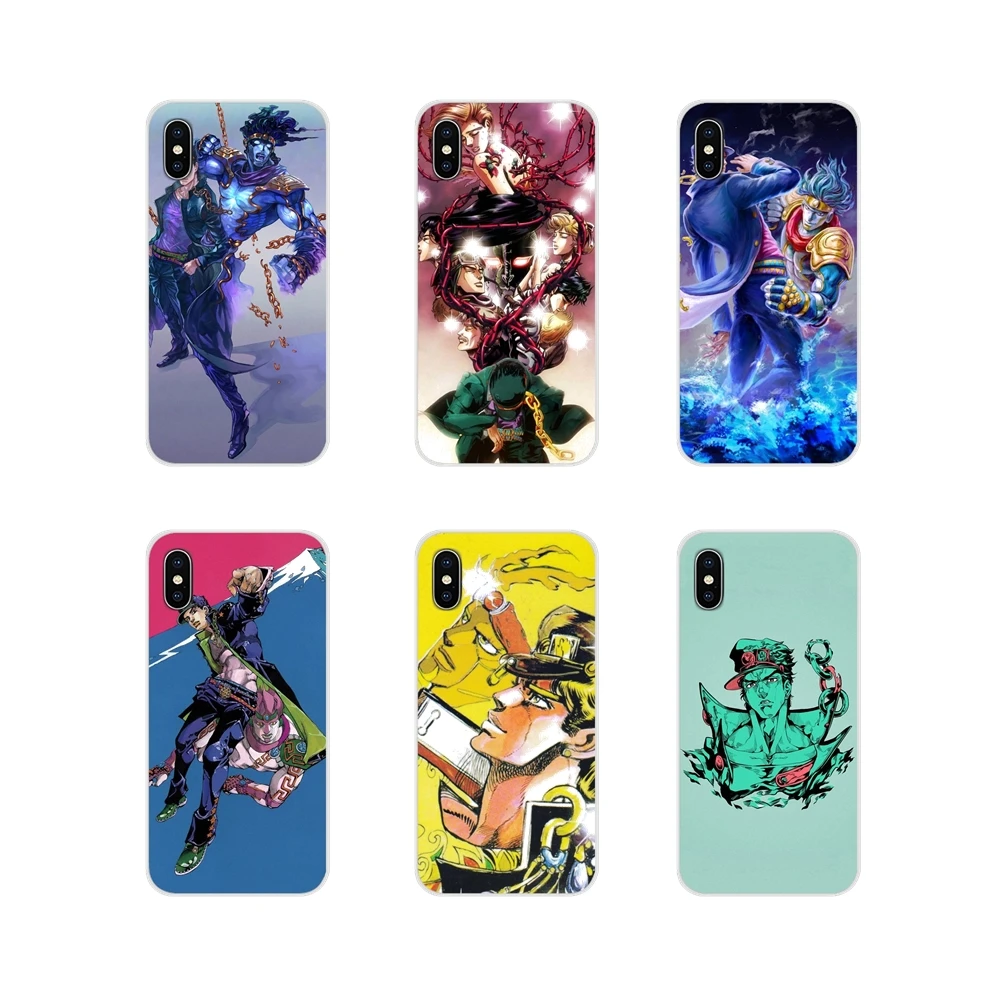 Аксессуары чехол для телефона jojo's bizarre adventure jotaro Motorola Moto X4 E4 E5 G5 G5S G6 Z Z2 Z3 G G2 G3 C Play