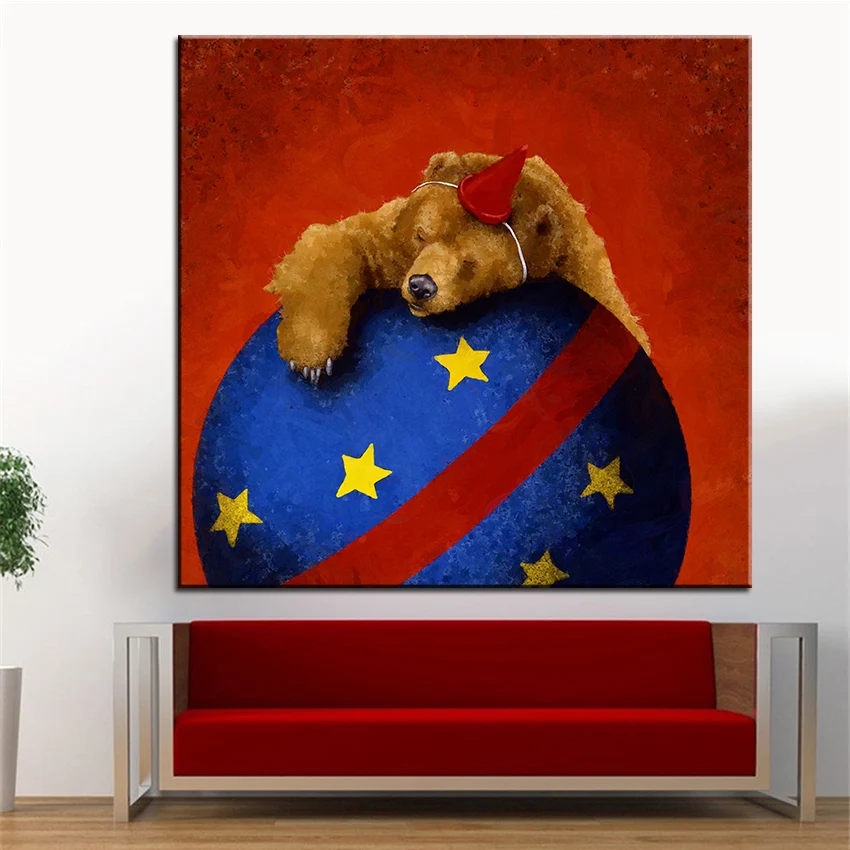 Картина маслом большого размера настенная живопись с остановкой украшение для