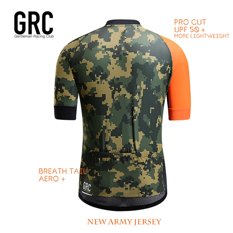 Grc Vélo мужчины 2017 Pro команда летом MTB Спортивная быстросохнущая Велоспорт дышащий